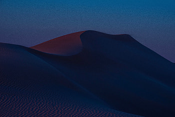 Dunes, sunset, desert, landscape HD wallpaper