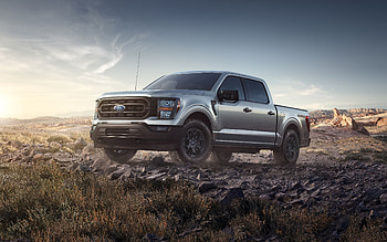 2023, Ford F-150 Rattler, , front view, exterior, new F-150 silver, american cars, Ford HD wallpaper
