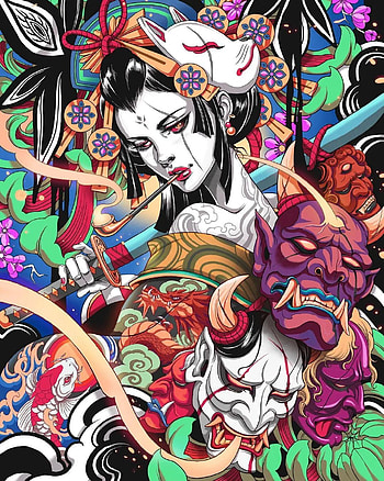 Samurai, organ, art HD phone wallpaper