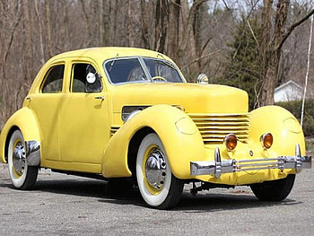1937 Cord 812 Supercharged, supercharged, car, yellow HD wallpaper
