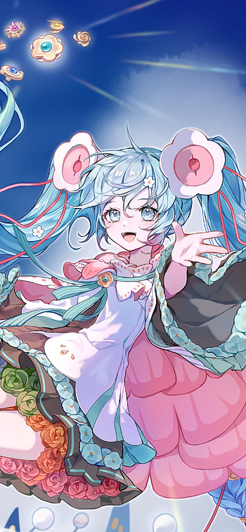Hatsune Miku, Anime, Vocaloid HD phone wallpaper
