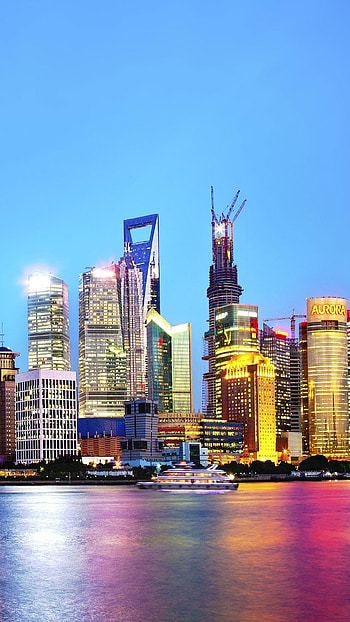 Shanghai World Financial Center, Panoramic , Shanghai cityscape, Spectacular view HD phone wallpaper