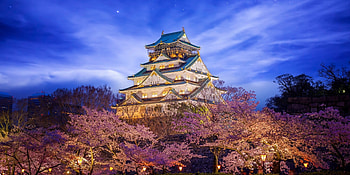 Osaka Castle, , Background HD wallpaper