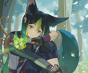 Tighnari - Genshin Impact, Tighnari (Genshin Impact), video game, Genshin Impact HD wallpaper