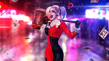 Harley Quinn Margot, harley-quinn, superheroes, artist, artwork, artstation HD wallpaper