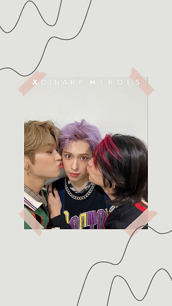 Xdinary Heroes, head, magenta, Cute, kpop, XdinaryHeroes HD phone wallpaper