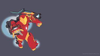 Invincible Iron Man Mk 51 Vector, iron-man, superheroes, artist, deviantart, artwork HD wallpaper
