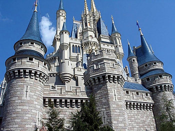 Architecture, Castles, Disneyland HD wallpaper