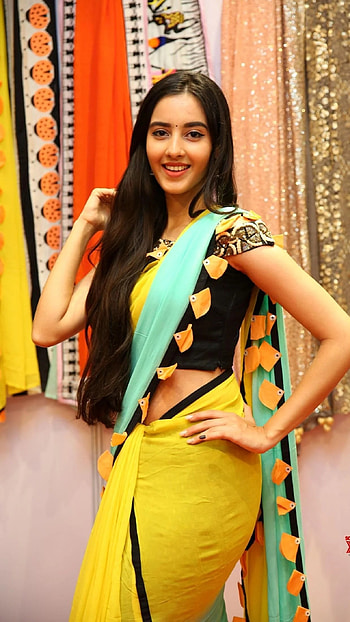 Simrat Kaur, Saree HD phone wallpaper