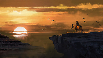 Red Dead Redemption Landhscape, red-dead-redemption-2, games, artwork, artstation HD wallpaper