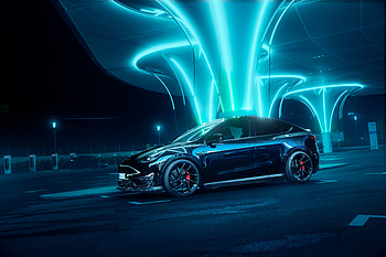 vehicle, Tesla Model Y HD wallpaper