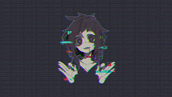 Girl Horror Distortion , horror, artist, artwork, digital-art, deviantart HD wallpaper