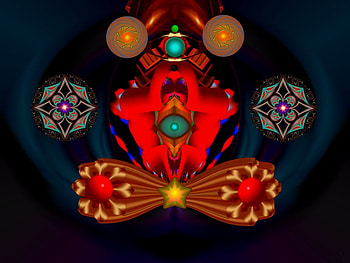 Stress, eye candy, abstract, 3d, fractal, collage HD wallpaper