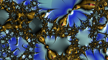 Trippy Psychedelic Fractal, trippy, psychedelic, aesthetic, Abstract, fractal HD wallpaper