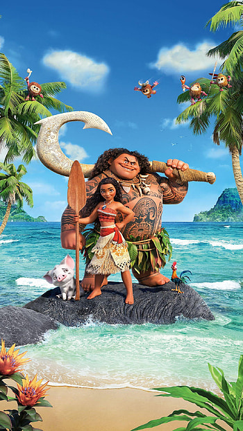 Moana Disney , Moana Maui HD phone wallpaper