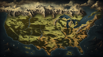 Stylized USA Map | United States of America Background, map, map of the usa, USA, united states of america map, Misc HD wallpaper