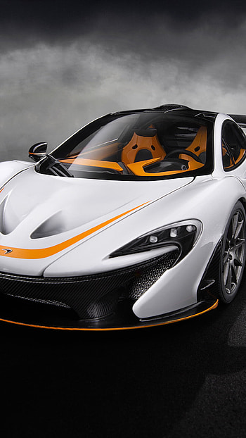 McLaren Auto, White McLaren P1 convertible, Dream car , Open-air exhilaration HD phone wallpaper