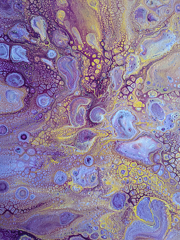 Abstract, Violet, Macro, Divorces, Paint, Liquid, Purple HD phone wallpaper