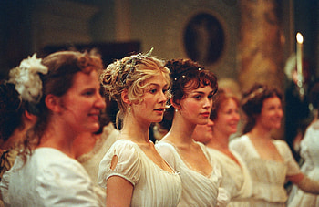 Rosamund Pike and Keira Knightley, Pride and Prejudice HD wallpaper