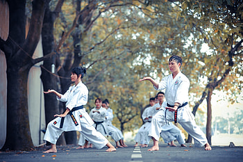 Outdoor training, Kung Fu HD wallpaper