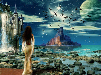 fantasy art, abstract, fantasy, art, woman HD wallpaper