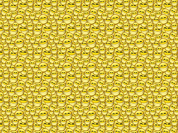 SMILEY, , smiling, yellow HD wallpaper