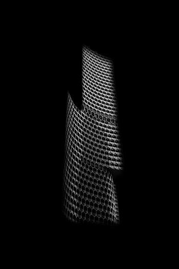 Building, Minimalism, Bw, Chb, Shadows HD phone wallpaper