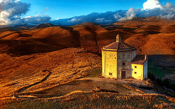 Building, Horizon, , Architecture, Church, Cloud, Landscape HD wallpaper
