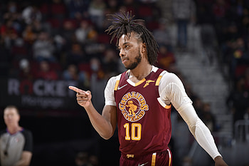Darius Garland, Pacers game absence, Cleveland Cavaliers HD wallpaper