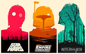 Boba Fett C-3PO Darth Vader Movies Return Of The Jedi Star Wars Empire Strikes Back HD wallpaper