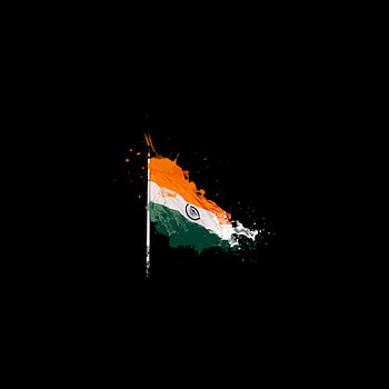Indian flag, heat, art HD phone wallpaper