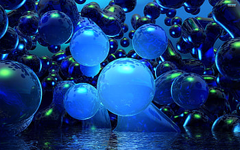 Shine, Light, 3D, Neon, Balls, Lots Of, Multitude HD wallpaper