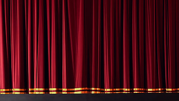 Cinema, curtain, man made, fabric HD wallpaper
