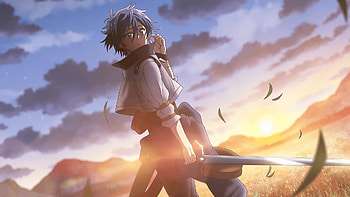 Anime Hero at Sunset - for, Anime, The Banished Former Hero Lives as He Pleases HD wallpaper