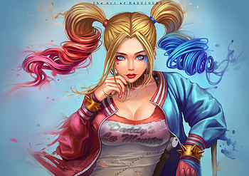 Harley Quinn Fan Artwork, harley-quinn, artwork, artist, artstation, supervillain, superheroes, digital-art HD wallpaper