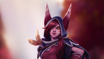 Xayah League Of Legends, league-of-legends, games, artist, artwork, digital-art, deviantart HD wallpaper
