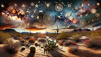 Desert Dreams: Ultra of Nature's Serenity, desert plant, desert, astrology, landscape, Night Sky HD wallpaper