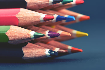 Multi-colors, pencil, sharp tip HD wallpaper