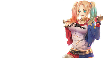 Harley Quinn Anime Artwork, harley-quinn, artwork, anime, artist, digital-art HD wallpaper