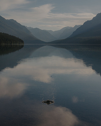 Nature, Water, Mountains, Lake, Fog, Splash HD phone wallpaper