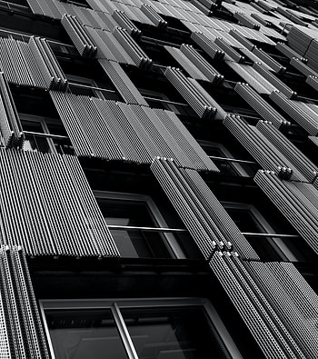 Windows, Building, Miscellanea, Miscellaneous, Bw, Chb, Facade HD phone wallpaper