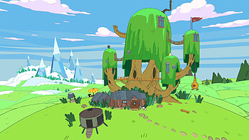 Tree Fort, Adventure Time HD wallpaper
