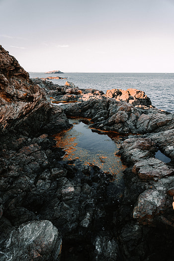 Nature, Sky, Sea, Rocks, Horizon, Coast HD phone wallpaper