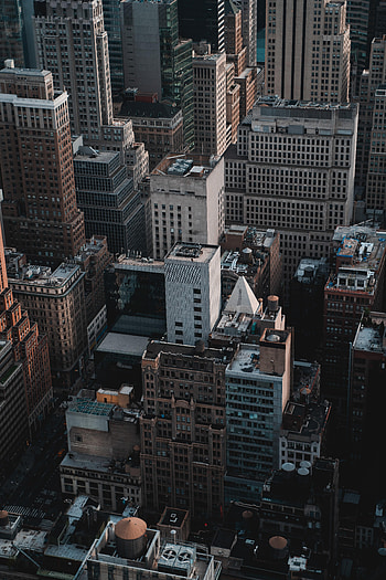 Cities, Architecture, City, View From Above, Roof, Street, Roofs HD phone wallpaper