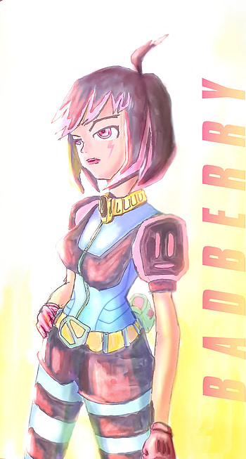 Bad Berry, Anime, Original HD phone wallpaper