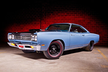 1969-Plymouth-Road-Runner, Mopar, Classic, Blue, 1969 HD wallpaper