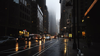 Rainy Day in New York City [] HD wallpaper