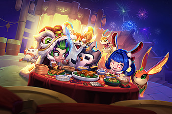 Teamfight Tactics - Lunar New Year, video game, Teamfight Tactics HD wallpaper