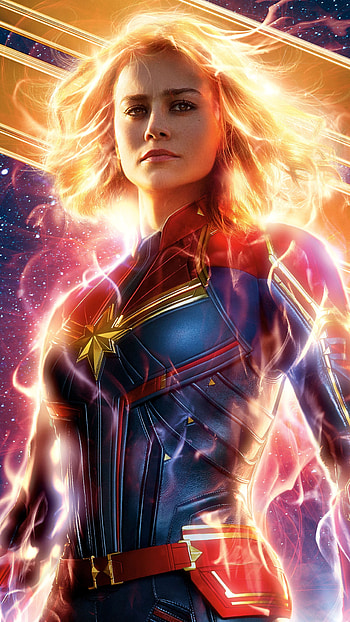 Captain Marvel, Marvel Heroes HD phone wallpaper
