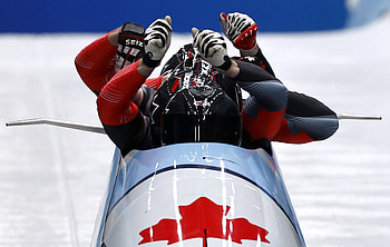 Canadian bobsleigh, Kripps' race, Three bob race, Germany's lead HD wallpaper